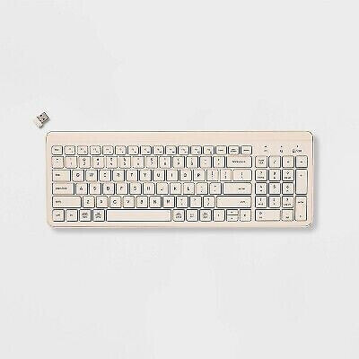 Bluetooth Keyboard - heyday Stone White