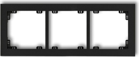 Karlik Universal triple frame black matt DECO (12DR-3)