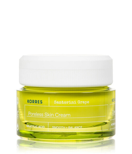 Skin cream for reducing enlarged pores Santorini Grape (Poreless Skin Cream) 40 ml