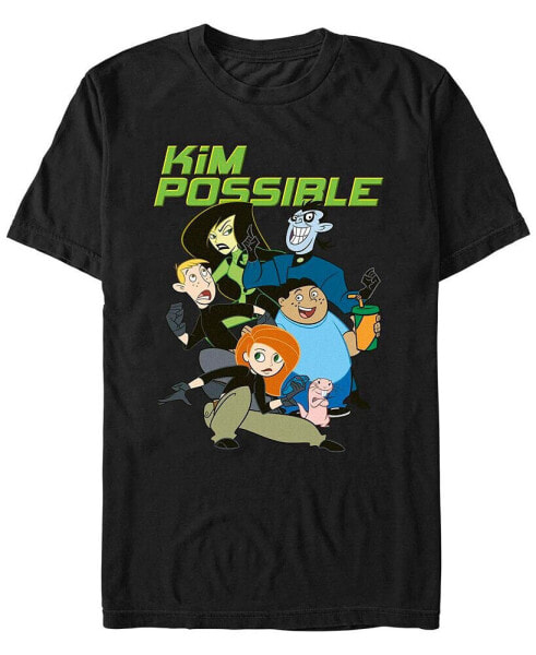 Men's Kim Possible Group Logo Short Sleeve T-shirt