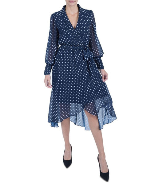 Women's Long-Sleeve Midi Dress