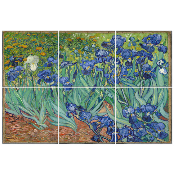 Картина LegendArte Schwertlilien Wandbild Vincent Van Gogh