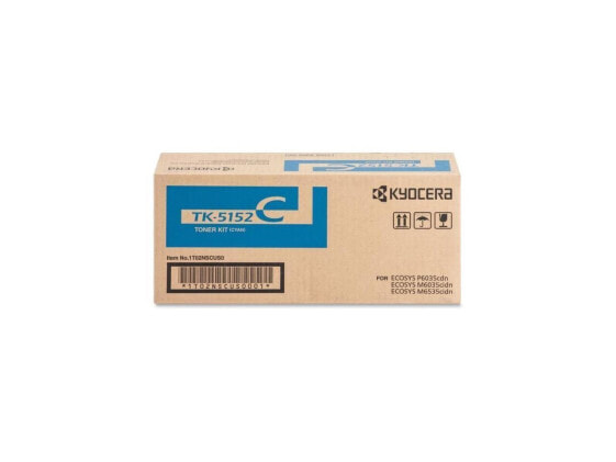 Cyan Toner Cartridge for Kyocera TK-5152C ECOSYS M6035cidn, ECOSYS M6535cidn, EC