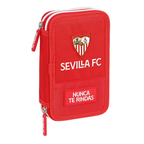Двойной пенал Sevilla Fútbol Club Красный (28 Предметы)