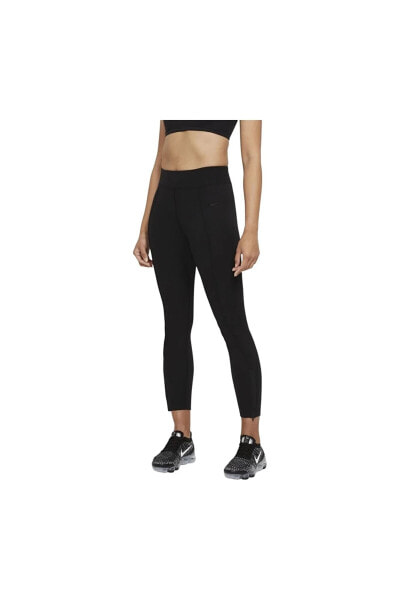Леггинсы спортивные Nike Sportswear Leg-a-see с молнией для женщин - черные Cu5385-011