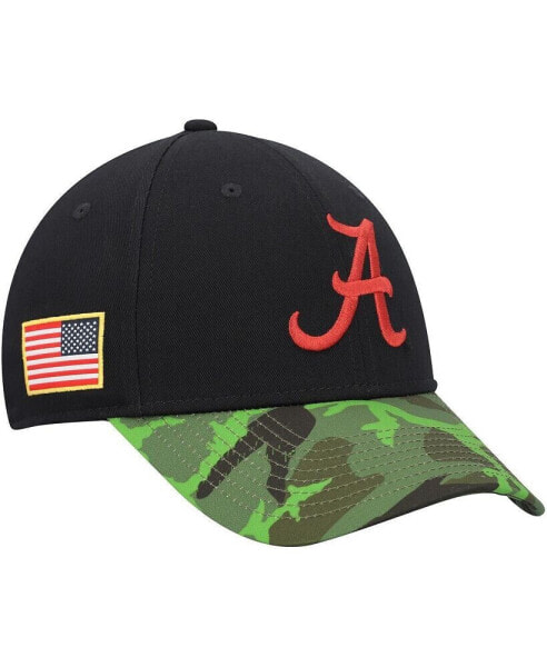 Men's Black, Camo Alabama Crimson Tide Veterans Day 2Tone Legacy91 Adjustable Hat