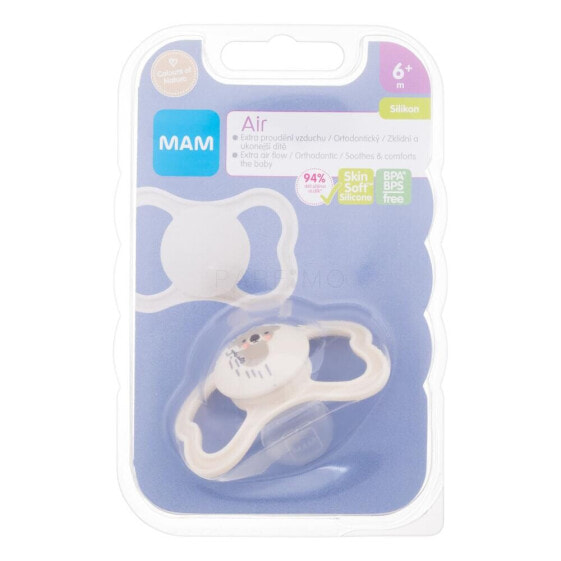 MAM Air Silicone Pacifier 0m+ Beaver 1 St. schnuller für Kinder