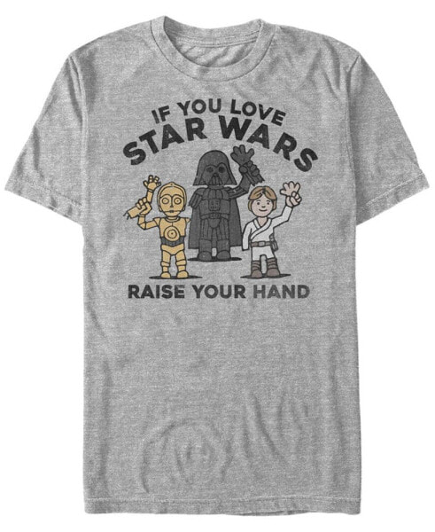 Star Wars Men's Classic Raise Your Hand Short Sleeve T-Shirt