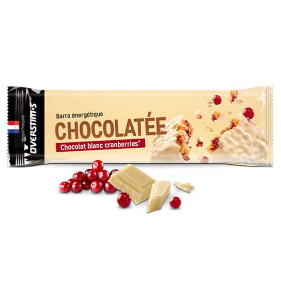 OVERSTIMS Cranberries 50g White Chocolate Energy Bar
