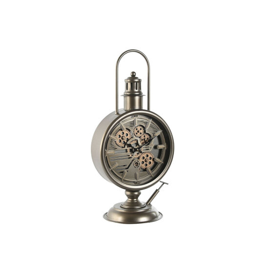 Table clock Home ESPRIT Silver Crystal Iron 21,5 x 18,6 x 51,5 cm