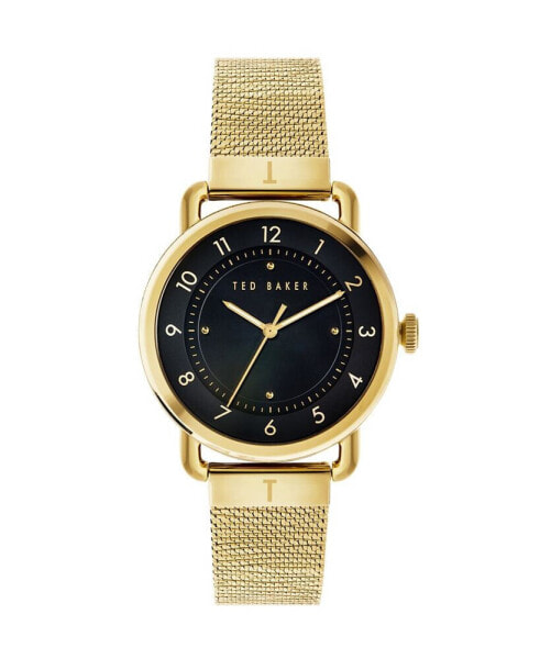 Наручные часы Rae Dunn Women's Quartz Black Alloy Bracelet Watch 30mm