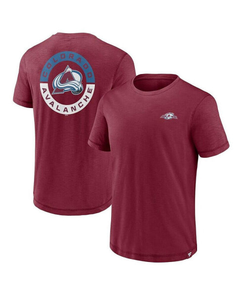 Men's Burgundy Colorado Avalanche High Stick T-shirt