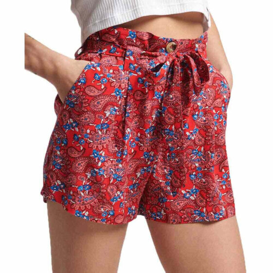 SUPERDRY Vintage Paperbag Printed shorts