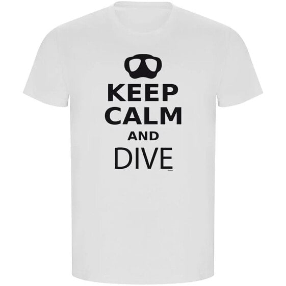 Футболка мужская KRUSKIS Keep Calm And Dive ECO с коротким рукавом