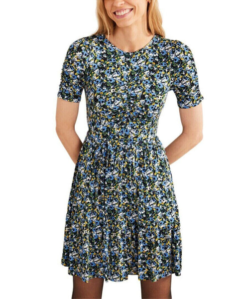 Boden Ruched Bust Jersey Mini Dress Women's