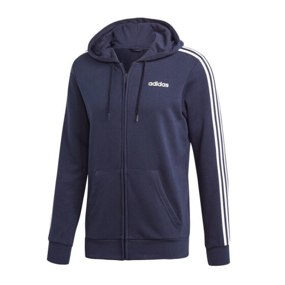 Толстовка спортивная Adidas Essentials 3 Stripes FZ French Terry DU0471