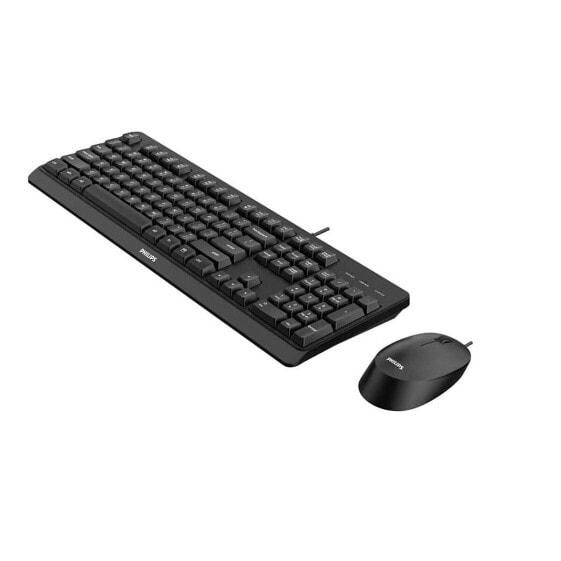 Клавиатура и мышь Philips SPT6207BL/16 Испанская Qwerty