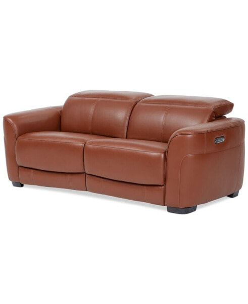 Lexanna 2-Pc. Leather Sofa with 2 Power Motion Recliners, Created for Macy's