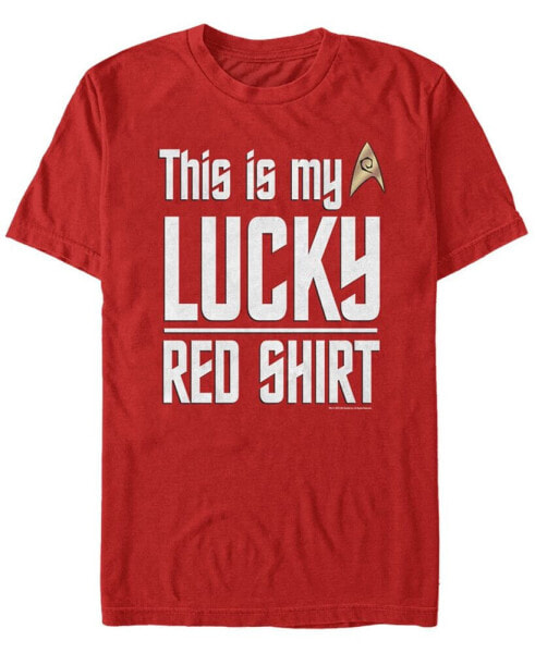 Star Trek Men's The Original Series Lucky Red Shirt Short Sleeve T-Shirt