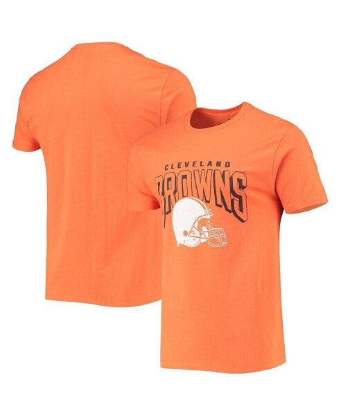 Men's Orange Cleveland Browns Bold Logo T-shirt