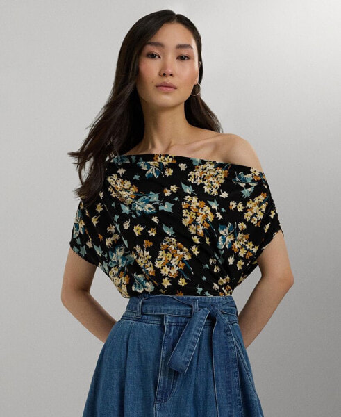 Women's Floral Off-The-Shoulder Top