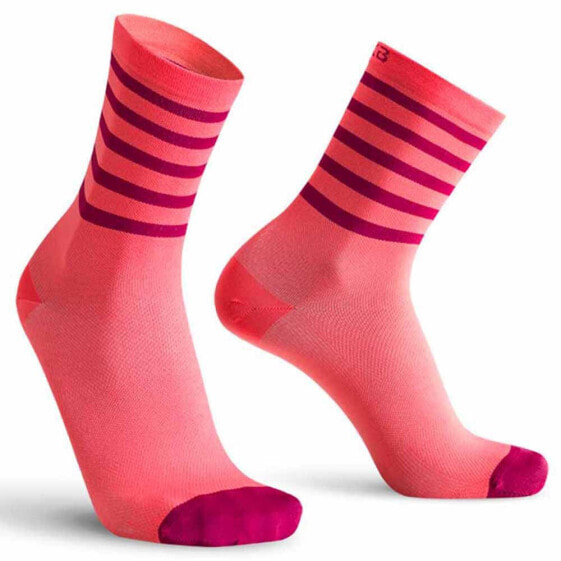 Носки полупальто в полоску Oxyburn Stripes Half - Спортивные носки