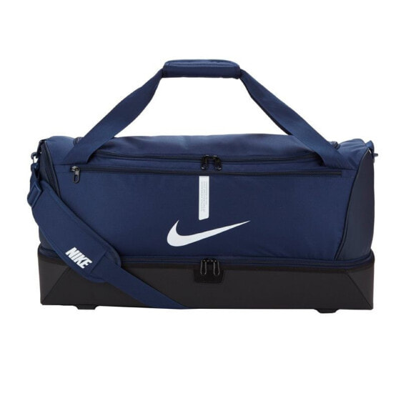 Спортивная сумка Nike Academy Team Hardcase CU8087-410 синяя с логотипом