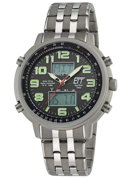 Часы ETT Solar Drive Radio Controlled Hunter II Chrono 48mm