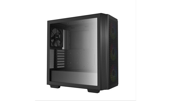 Deepcool CG560 - Midi Tower - PC - Black - ATX - EATX - micro ATX - Mini-ITX - ABS - SPCC - Tempered glass - Gaming