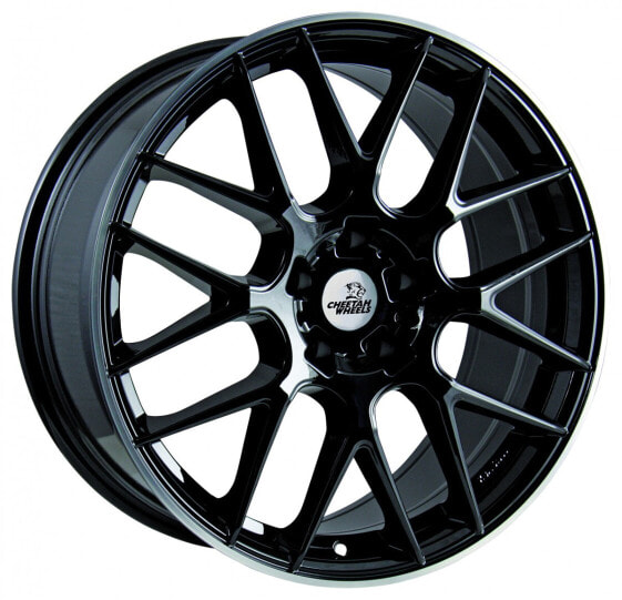 Колесный диск литой Cheetah Wheels CV.03 black horn polished 8.5x19 ET38 - LK5/112 ML70.4