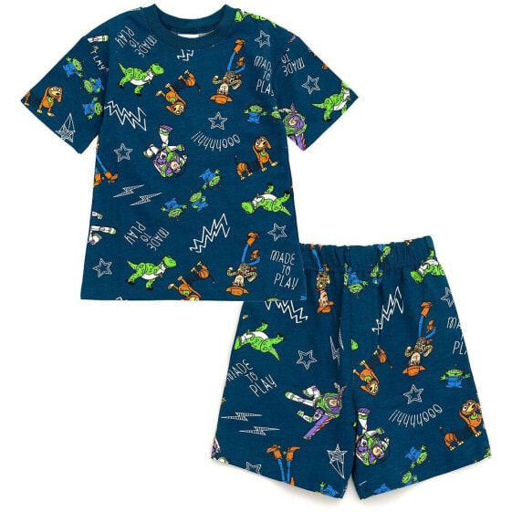 Little Boys Mickey Mouse Lion King Toy Story Cars French Terry T-Shirt & Shorts Set to (12 Months - 10-12)