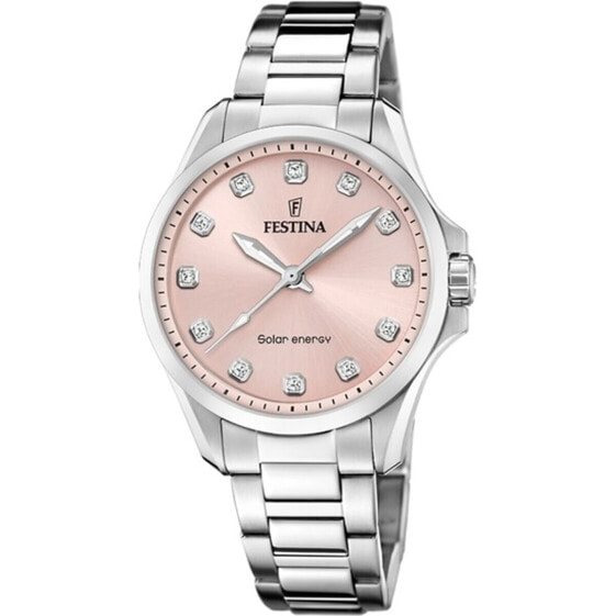Мужские часы Festina F20654/2 Розовый Серебристый