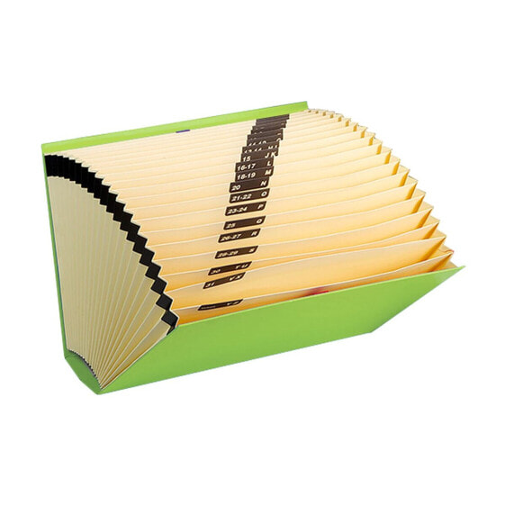 Organiser Folder Carchivo Green Din A4 35 x 25 x 5 cm