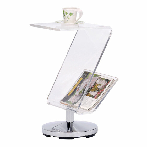 Журнальный стол прозрачный акрил металл серебристый DKD Home Decor (30 x 33 x 55 cm)