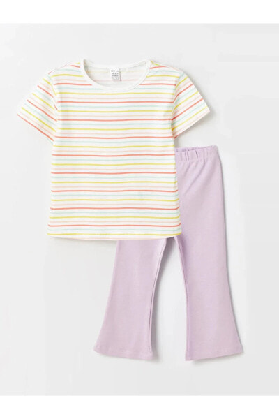 Костюм LC WAIKIKI Baby Girl Striped T-shirt & Pants