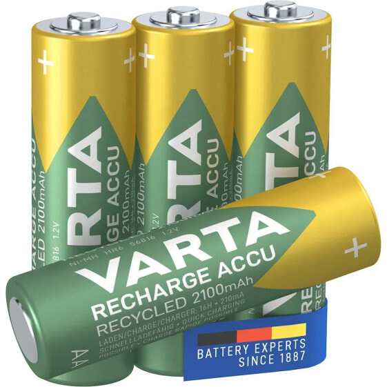 VARTA Recycled 2100mAh AA Mignon Batteries