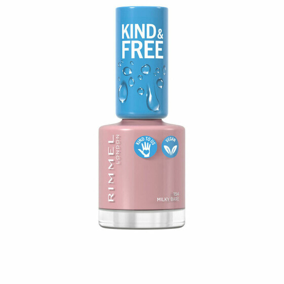 лак для ногтей Rimmel London Kind & Free 154-milky bare (8 ml)