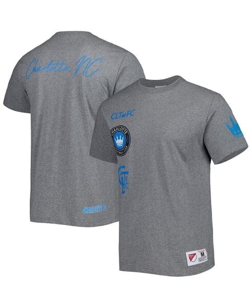 Men's Gray Charlotte FC City T-shirt