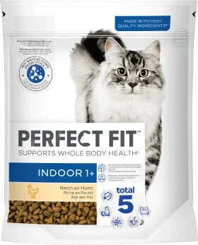 Trockenfutter Katze Indoor 1+ mit Huhn, Adult, 750 g