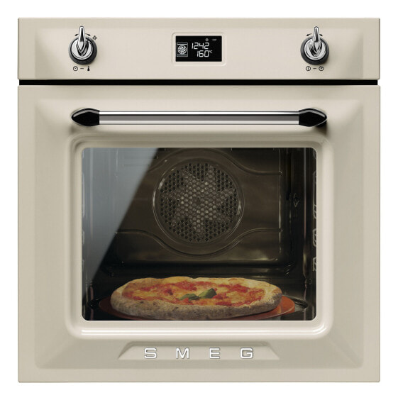 SFP6925PPZE1 Einbaubackofen mit Pizzafunktion und Pyrolyse Victoria Design Creme