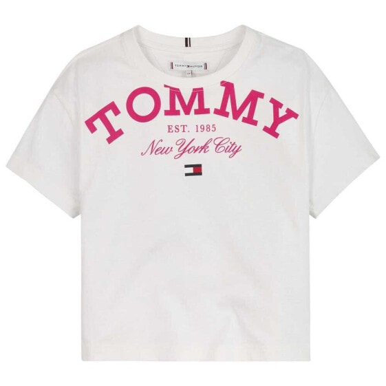 Tommy logo deals shirt