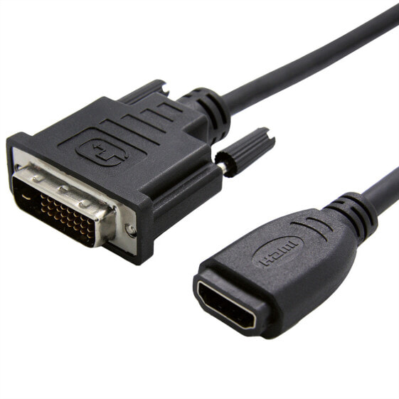 VALUE Adapterkabel Dvi - Hdmi ST/BU - Adapter - Digital/Display/Video