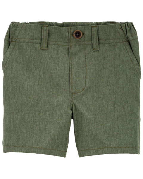 Toddler Lightweight Shorts in Quick Dry Active Poplin 4T