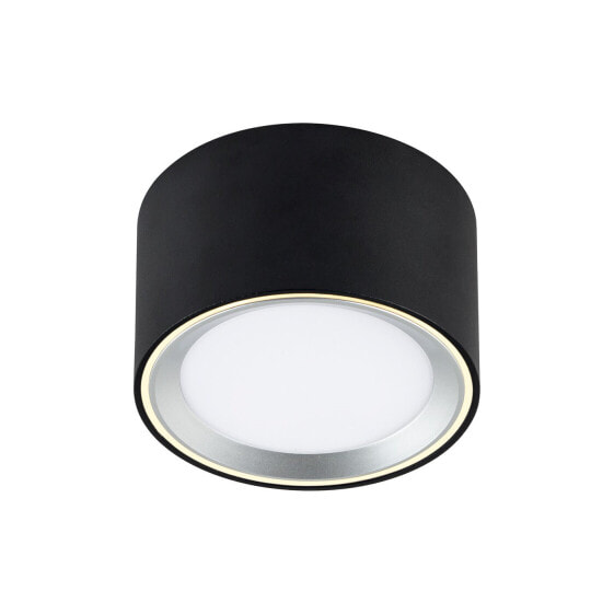 Nordlux Fallon - Round - Ceiling/wall - Surface mounted - Black - Steel - Home - Metal