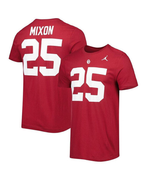 Men's Joe Mixon Crimson Oklahoma Sooners Alumni Name and Number Team T-shirt
