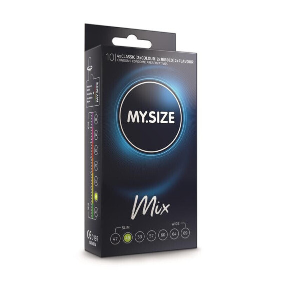 Презервативы MY.SIZE MIX размер 49 набор 10 шт