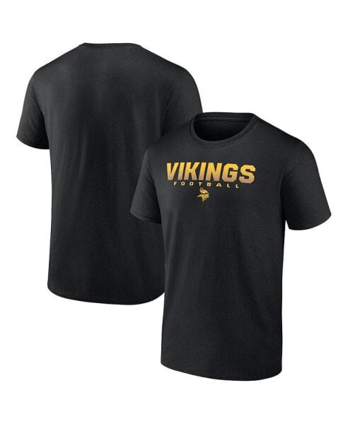 Men's Heather Black Minnesota Vikings Utility Player T-Shirt