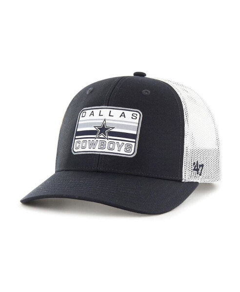 Men's Navy Dallas Cowboys Drifter MVP Trucker Adjustable Hat