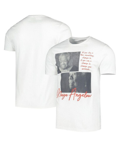 Men's and Women's White Maya Angelou Graphic T-shirt