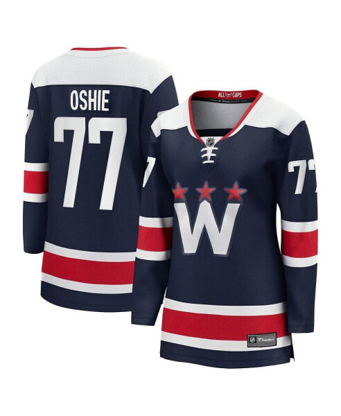 Women's TJ Oshie Navy Washington Capitals 2020/21 Alternate Premier Breakaway Player Jersey